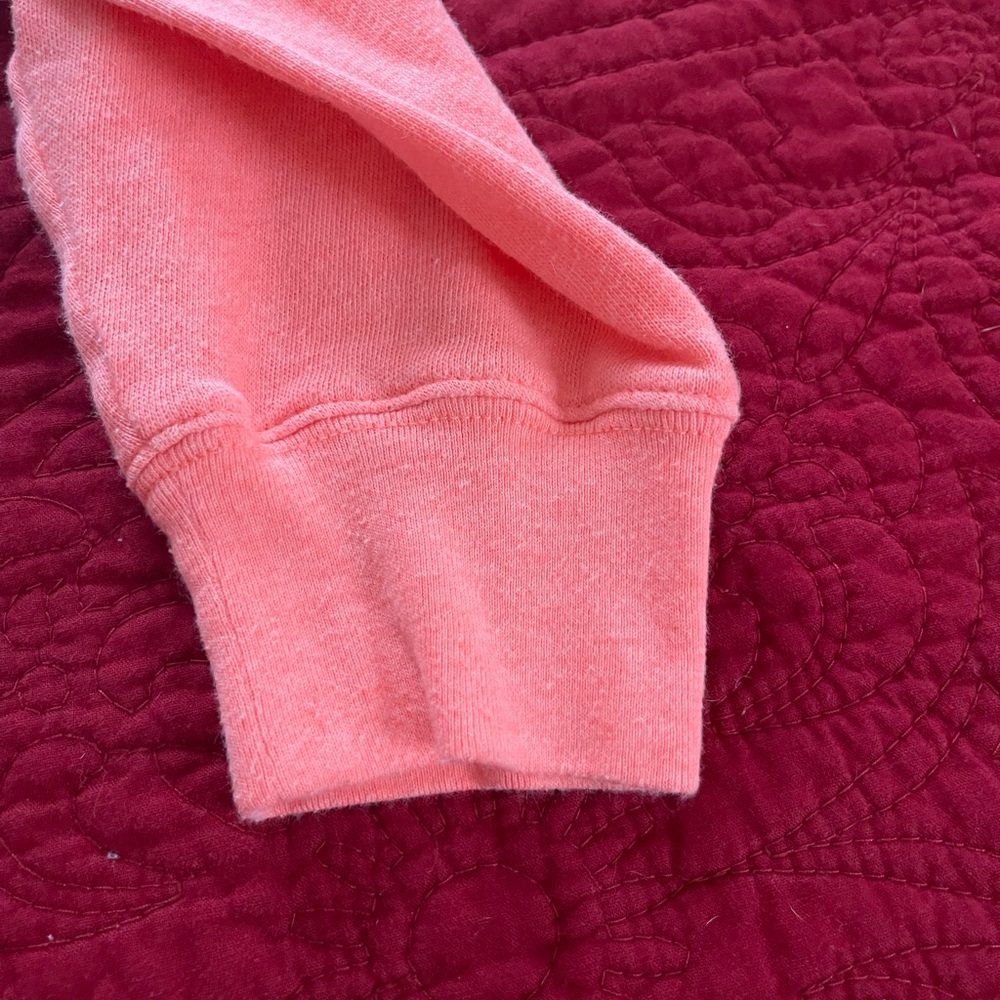Victoria's Secret PINK Coral Sweatshirt like new Medium - Picture 8 of 13